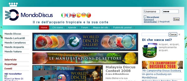 Tutto sui discus e sugli acquari tropicali