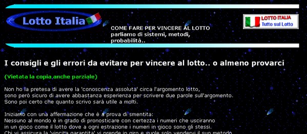 Consigli per vincere al lotto