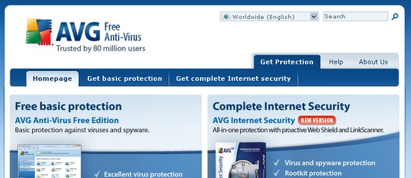 free-antivirus Scarica gratis l'antivirus: Avg