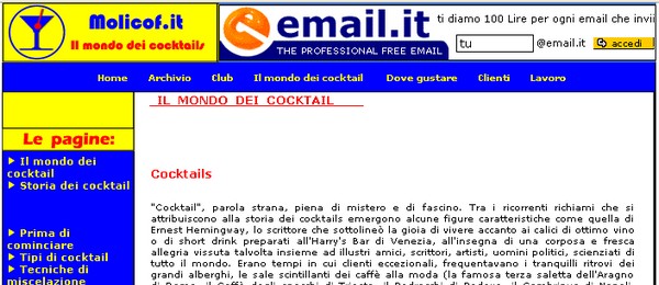 ricette-dei-cocktails Tecniche di preparazione dei cocktails
