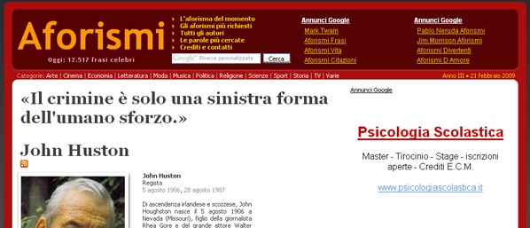 Frasi celebri, aforismi, frasi romantiche