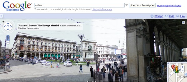 Mappa 3D di Milano
