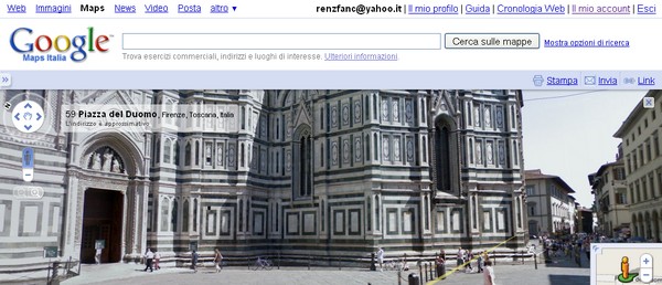 Visita virtuale di Firenze