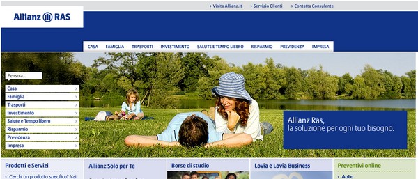 Assicurazioni online: Allianz-RAS