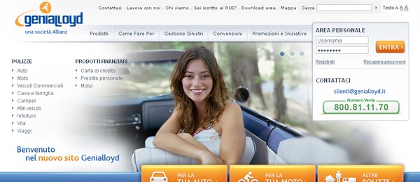 genial-loid-assicurazione Polizze on line con Genial Loyd