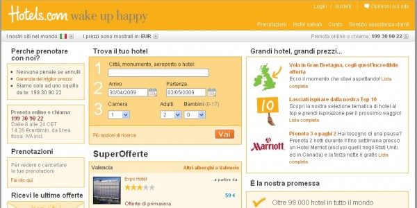 Prenotate un camera con Hotels.com