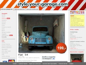 Parcheggiate una fiammante Fiat degli anni '50 nel vostro garage!