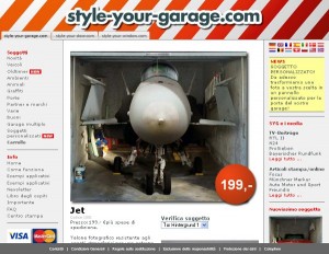 Il pannello più venduto su style-your-garage: il Jet