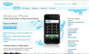skype-iphone Download gratuito di Skype per iPhone su Skype.com