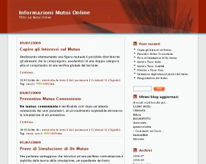 Informazioni sui mutui