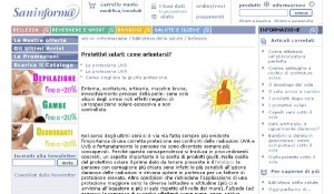 Consigli per scegliere la protezione solare su Saninforma.it