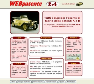 Prova i quiz e ripassa la teoria per la patente con WebPatente
