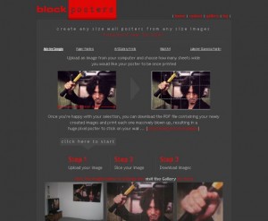 Realizzate gratis poster con BlockPosters.com