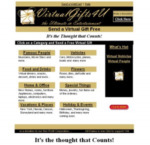 Tanti regali virtuali su VirtualGifts4U.com