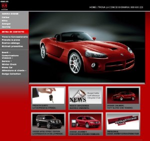 Il sito ufficiale Dodge