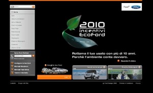 Il sito ufficiale Ford