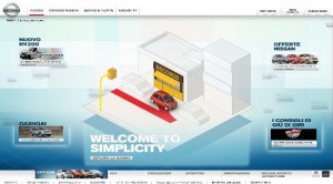 Il sito ufficiale Nissan