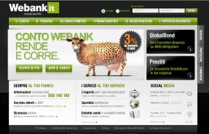 Conto corrente online Webank