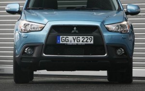 L'aggressivo frontale della Mitsubishi ASX