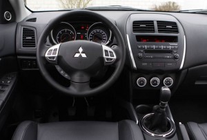 Gli interni della Mitsubishi ASX