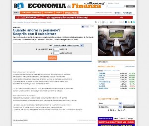 Calcolare l'età della pensione