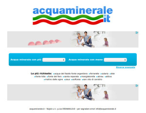confronto tra le varie acque su AcquaMinerale.it