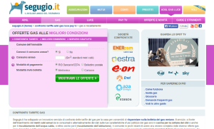 Confronto tariffe gas su Segugio.it