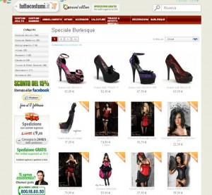 costumi-burlesque Abbigliamento ed accessori per il burlesque