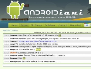 forum-android Forum di Androidiani dedicato al Samsung Galaxy S