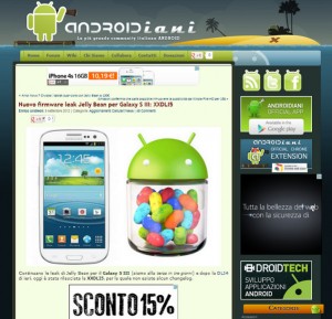 Tante informazioni utili per aggiornare il Samsung Galaxy S3