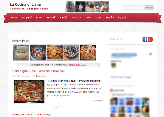 Blog "La cucina di Liana"