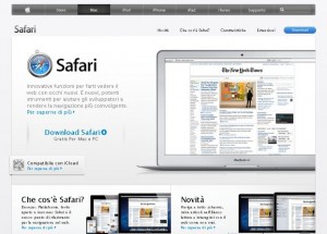 safari Il sito ufficiale del browser Safari